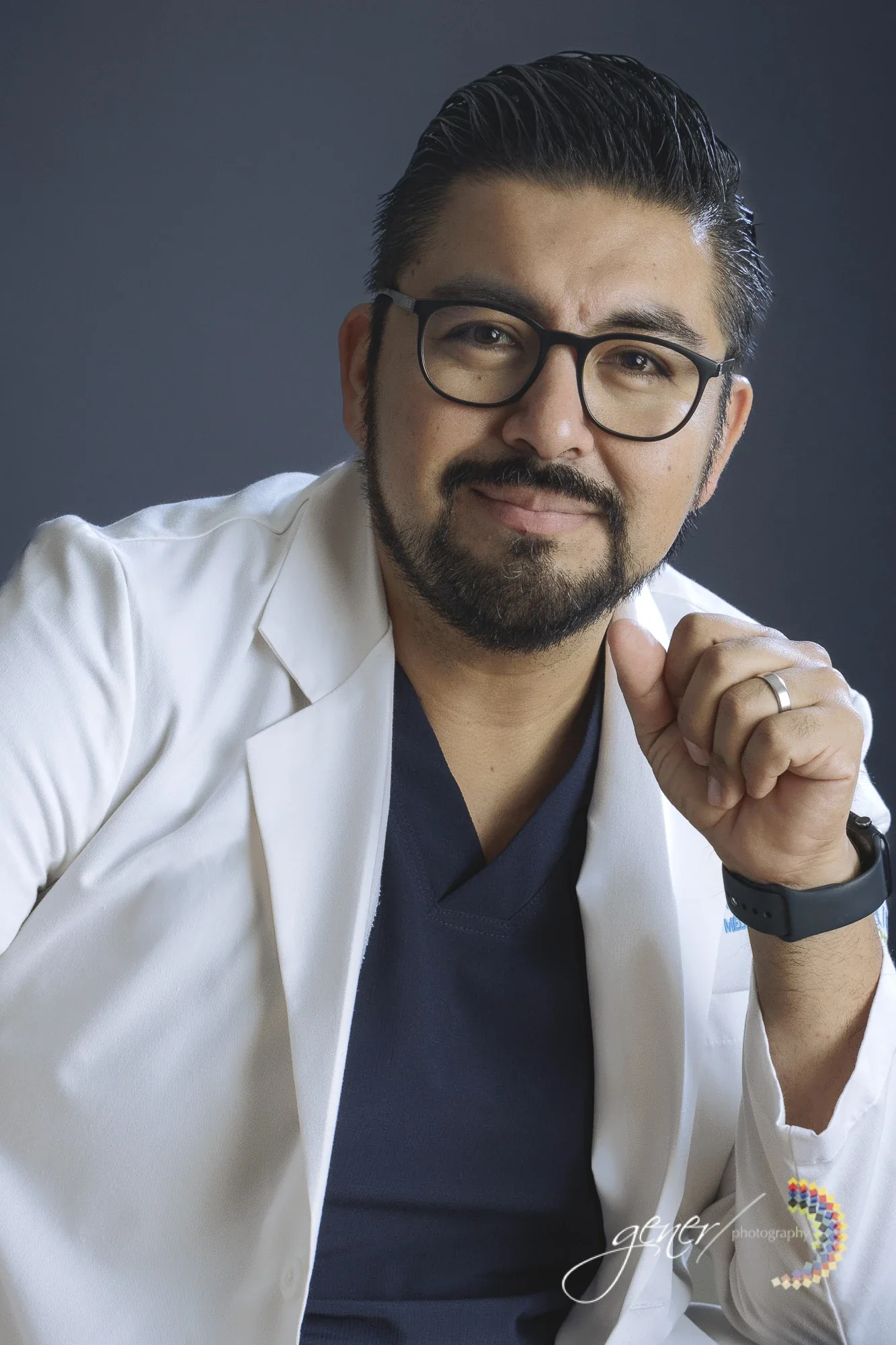Retrato médico de autor en estudio en Guadalajara